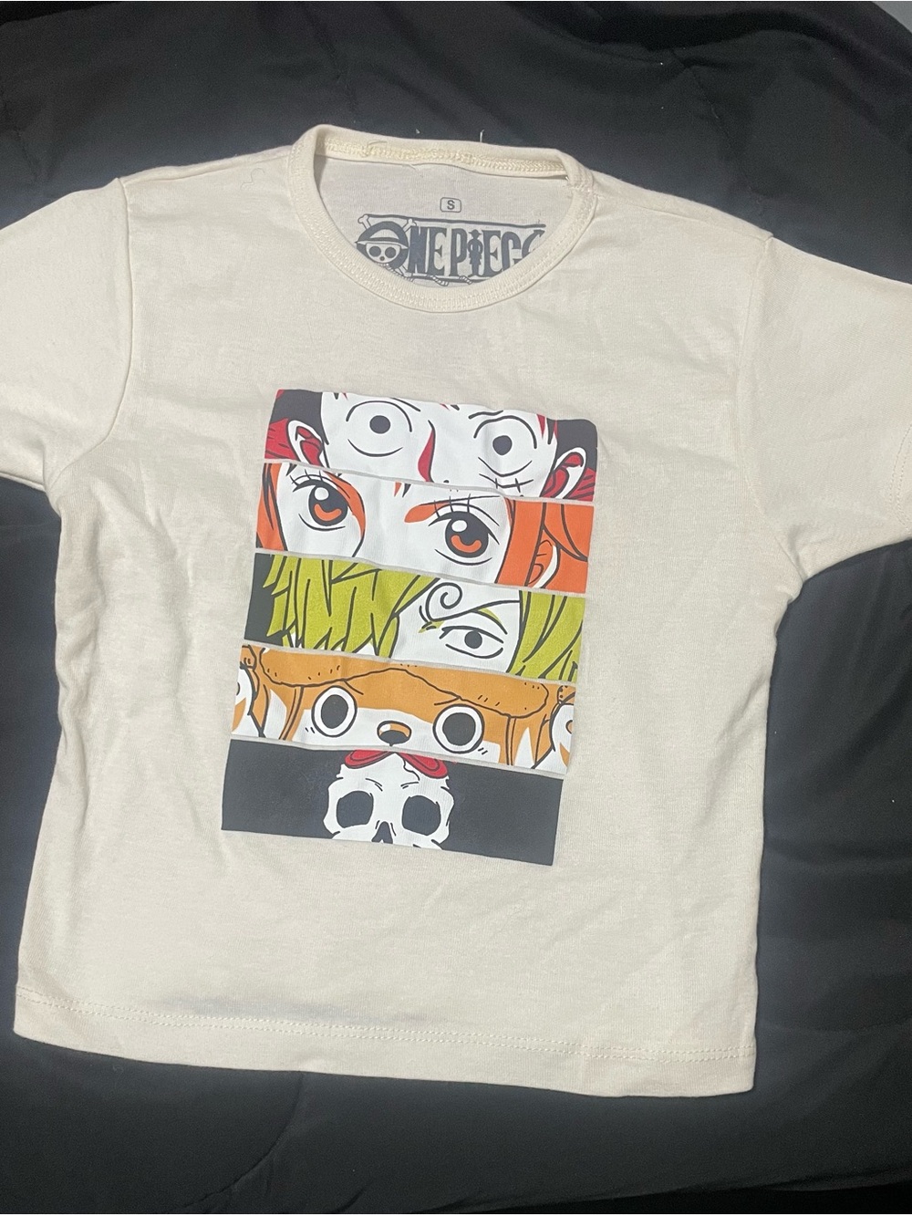 Kids Cream Onepiece Graphic Tee
